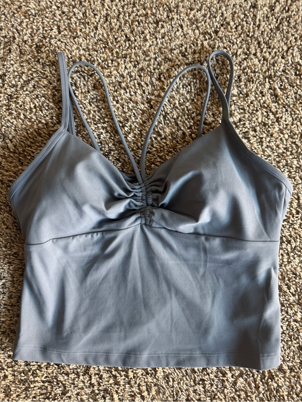 Athleta cinch crop bra cami (NWOT)